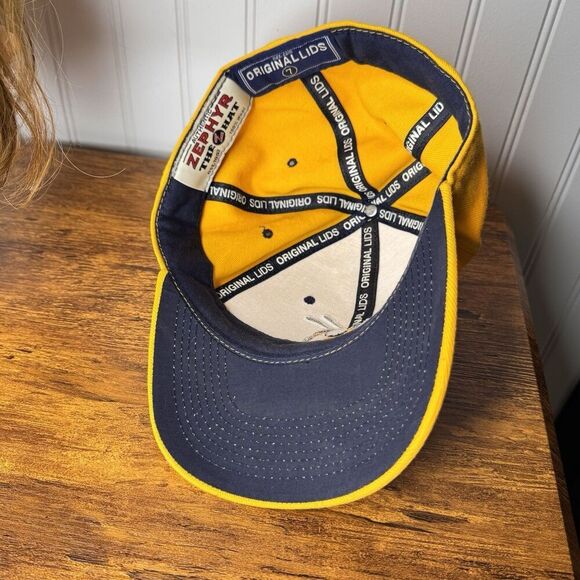 Vintage 90s Zephyr Zfit Georgia Tech Yellow Jackets Buzz Hat Cap Size 7 - Picture 6 of 9